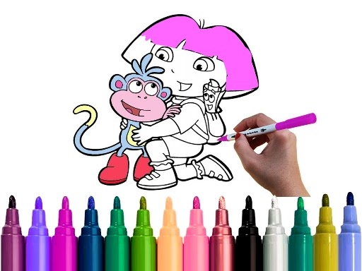 Dora20Coloring20Fun20Time