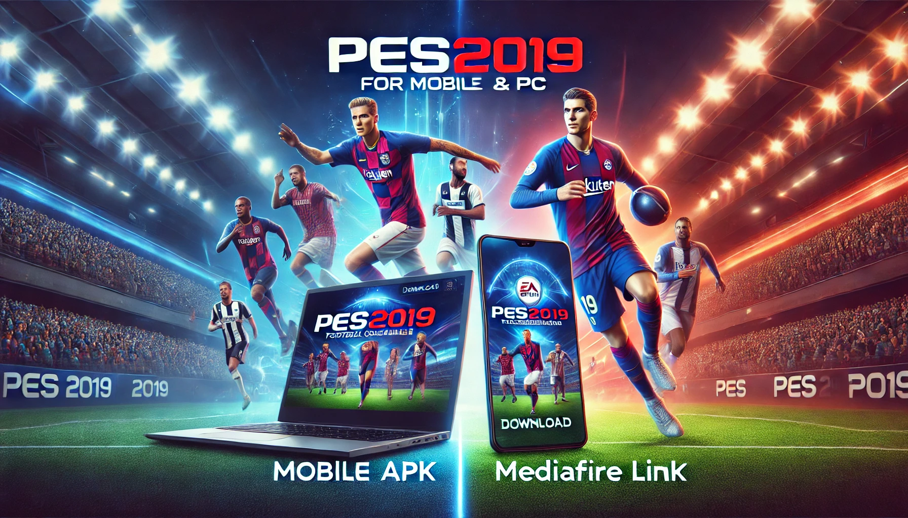 تحميل لعبة بيس 2019 الأصلية للموبايل والكمبيوتر APK من ميديا فاير برابط مباشر